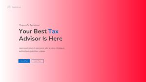 Tax Advisor Powerpoint Template